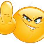 17831663-Emoticon-showing-middle-finger-Stock-Vector-smiley-finger-face