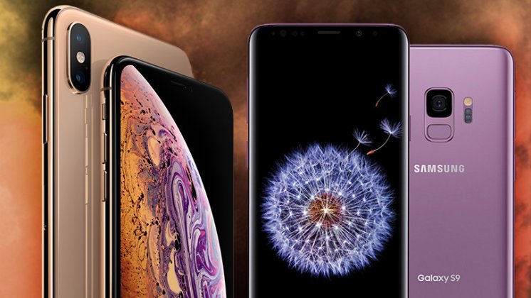 iphone xs max samsung s10 plus